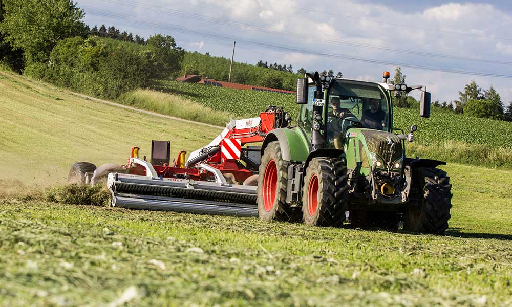 Reiter RESPIRO R9 Bandschwader im Einsatz