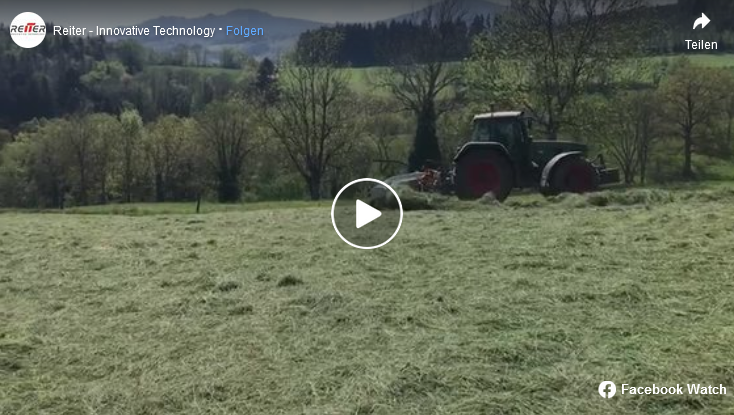 Reiter RESPIRO R7 Bandschwader im Einsatz in Frankreich