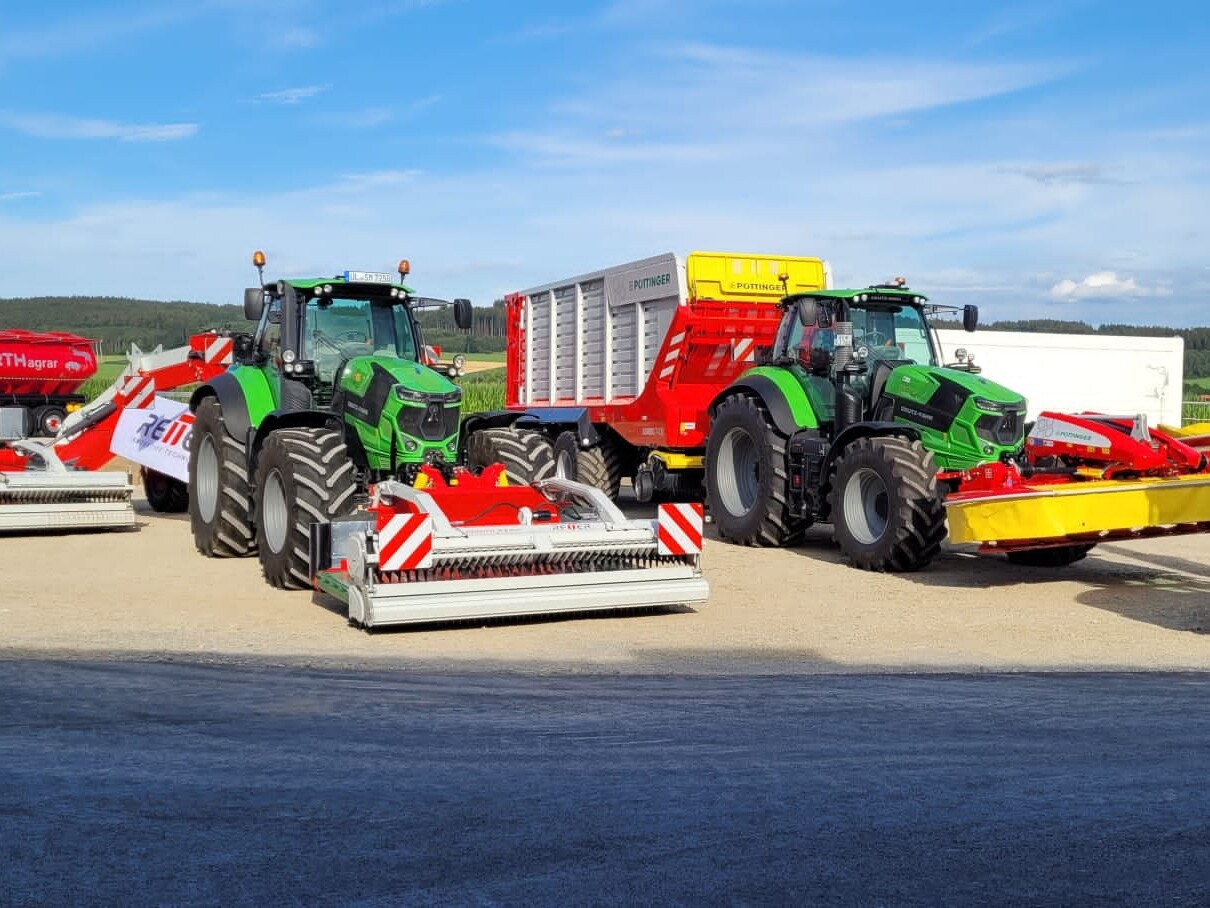 Reiter RESPIRO Bandschwader auf der KT-Technik Vorführung