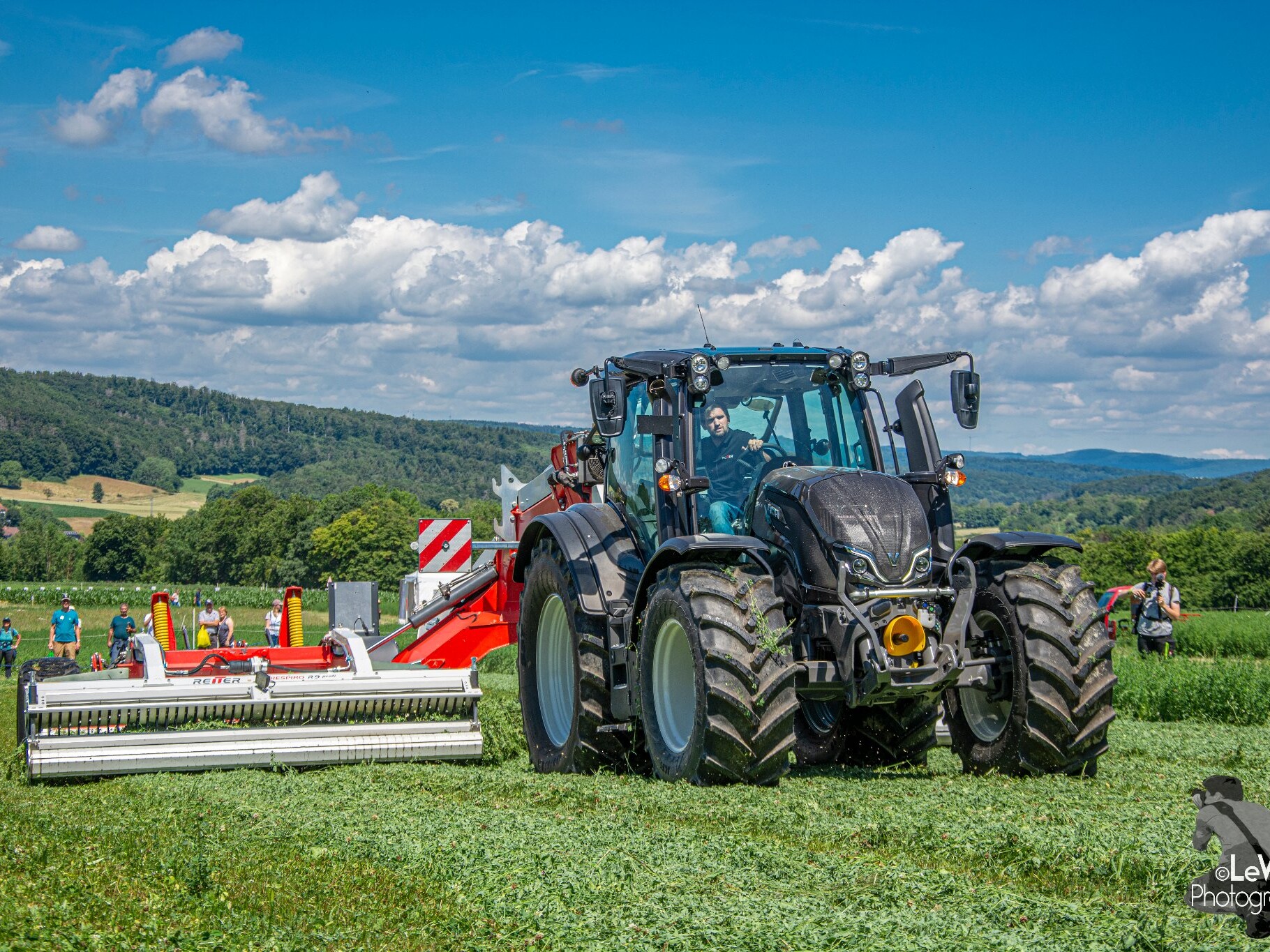 Reiter RESPIRO belt rake at the Eco-Field Days 2022